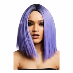 Kylie Ljuslila Tvåtonad Peruk