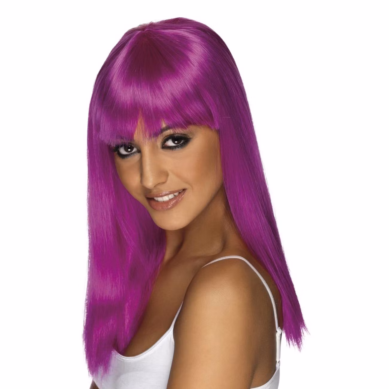 Glamourama Neonmagenta Peruk