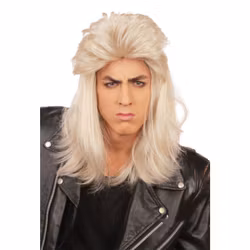 80-tals Blond Herr Peruk