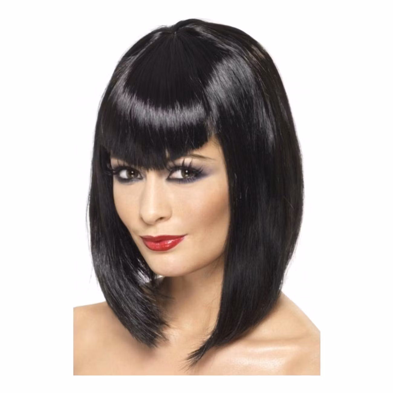 Vamp Svart Peruk