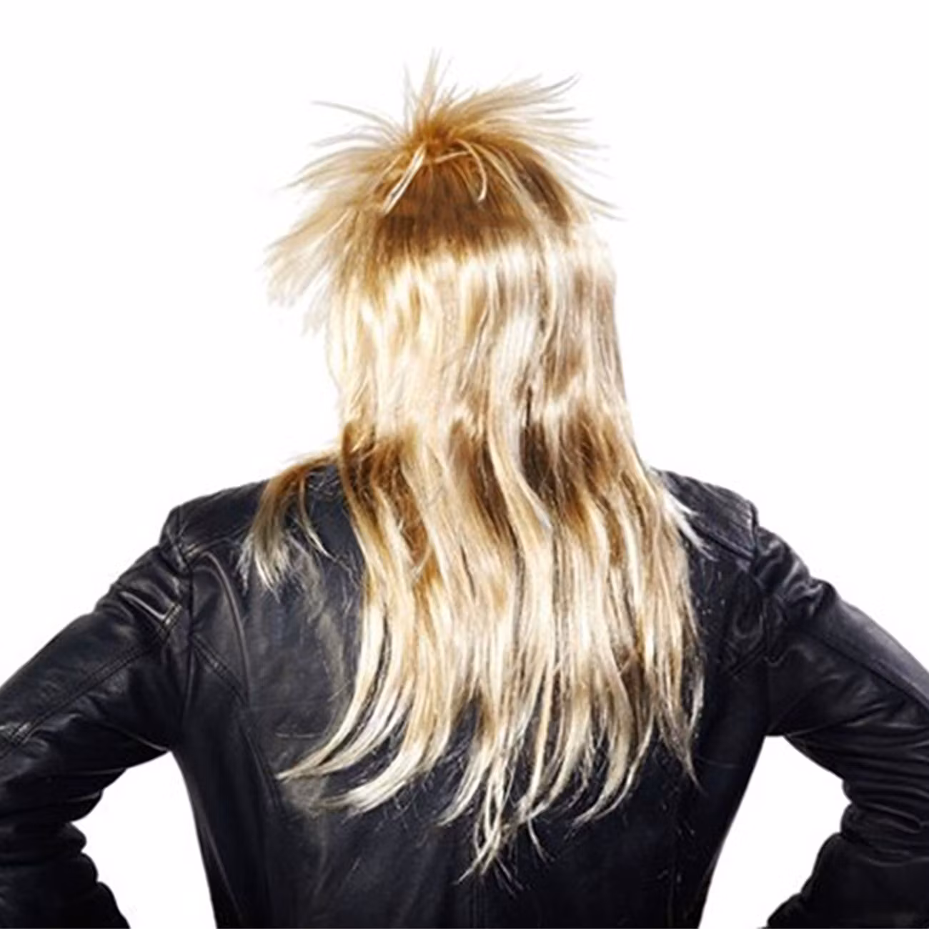 80-tals Rockare Blond Peruk