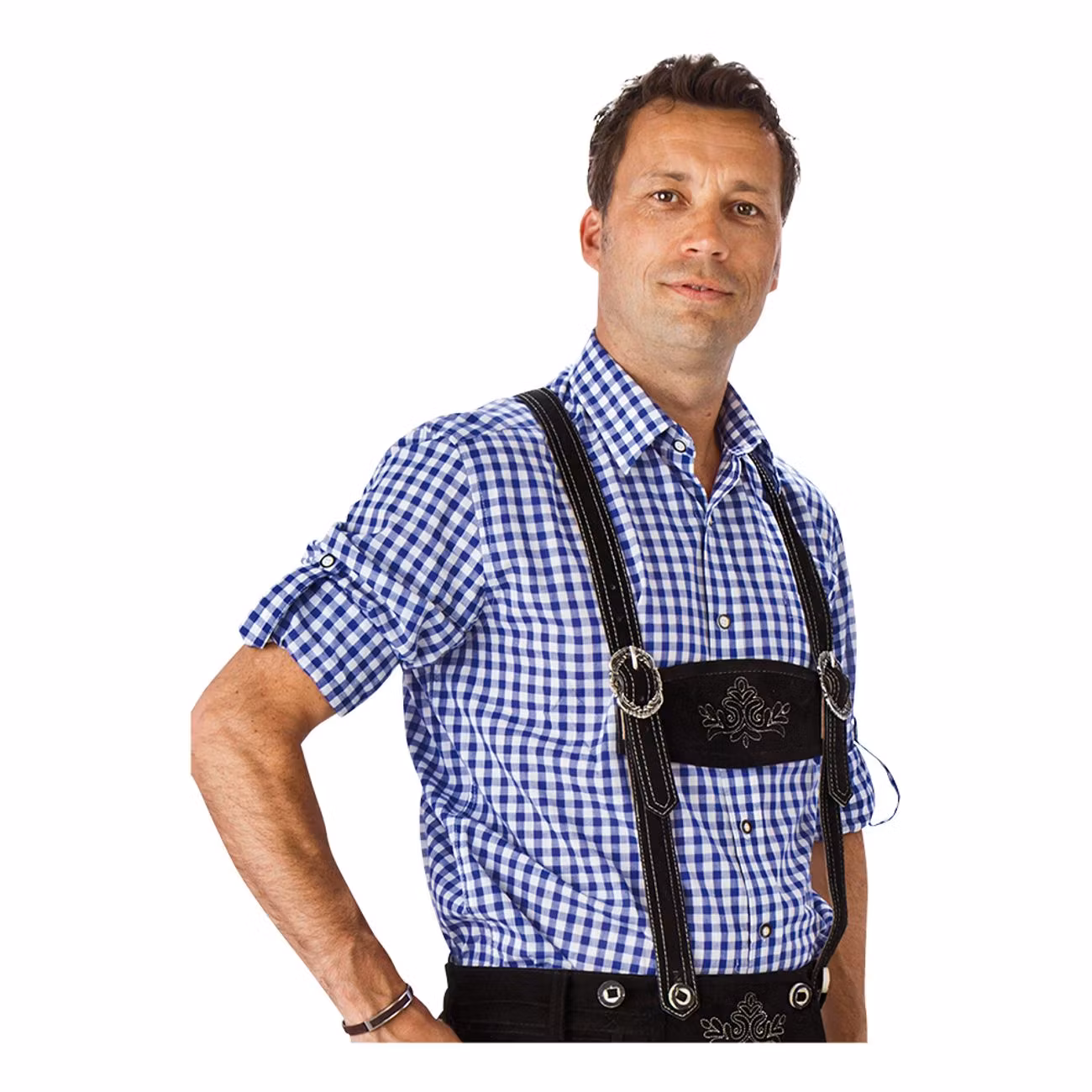 Oktoberfest Skjorta Blå