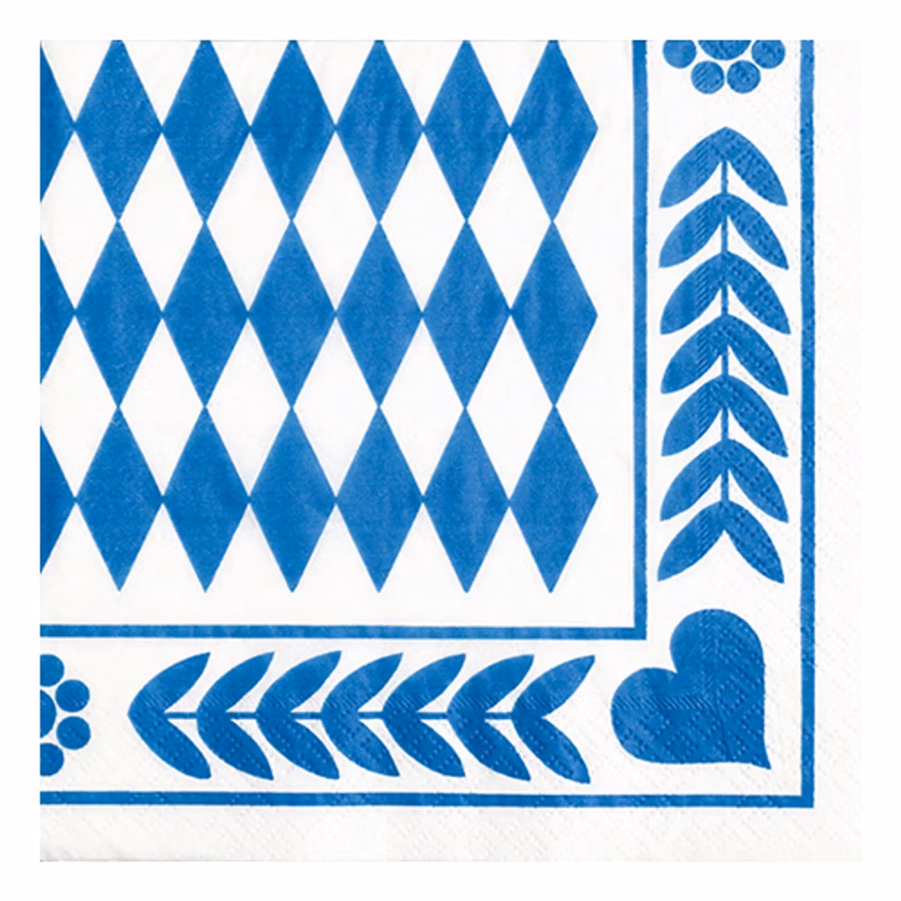 Servetter Blå Bayersk