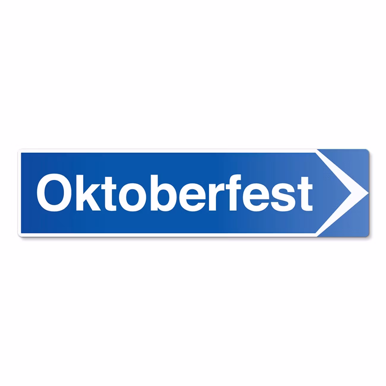 Hänvisningsskylt Oktoberfest
