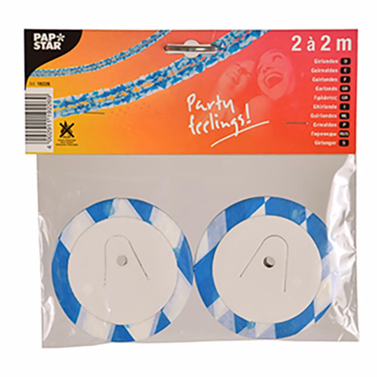 Girlanger Bayersk Blå