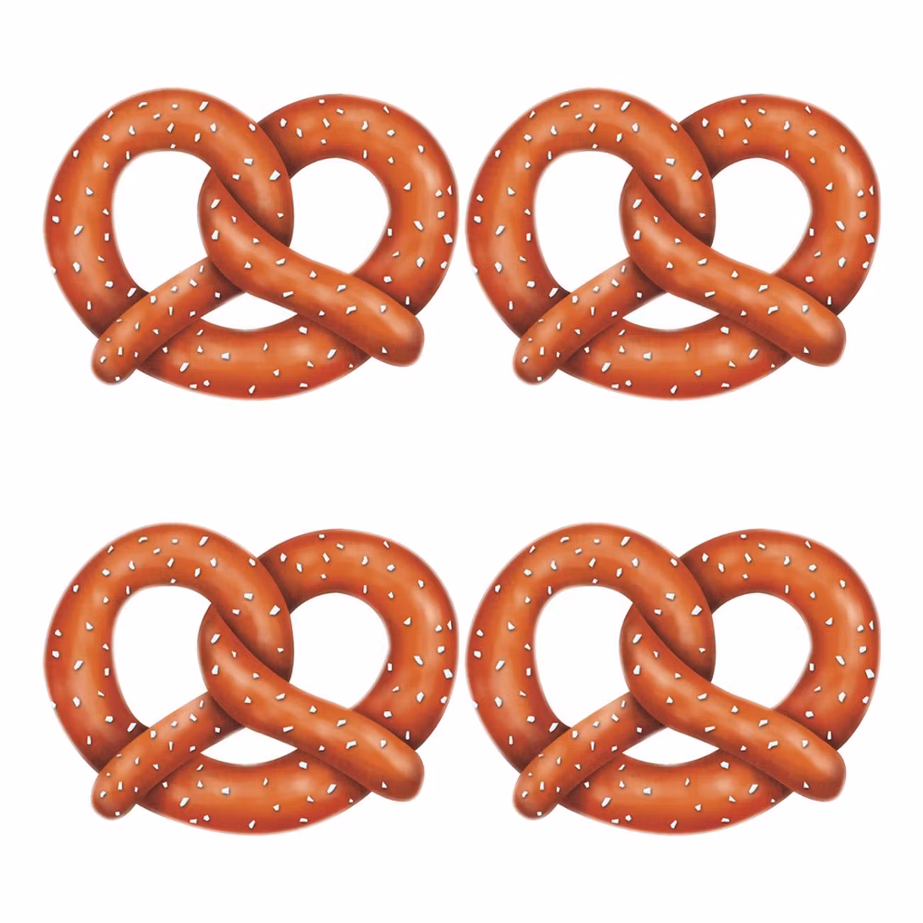 Pappersdekoration Pretzels