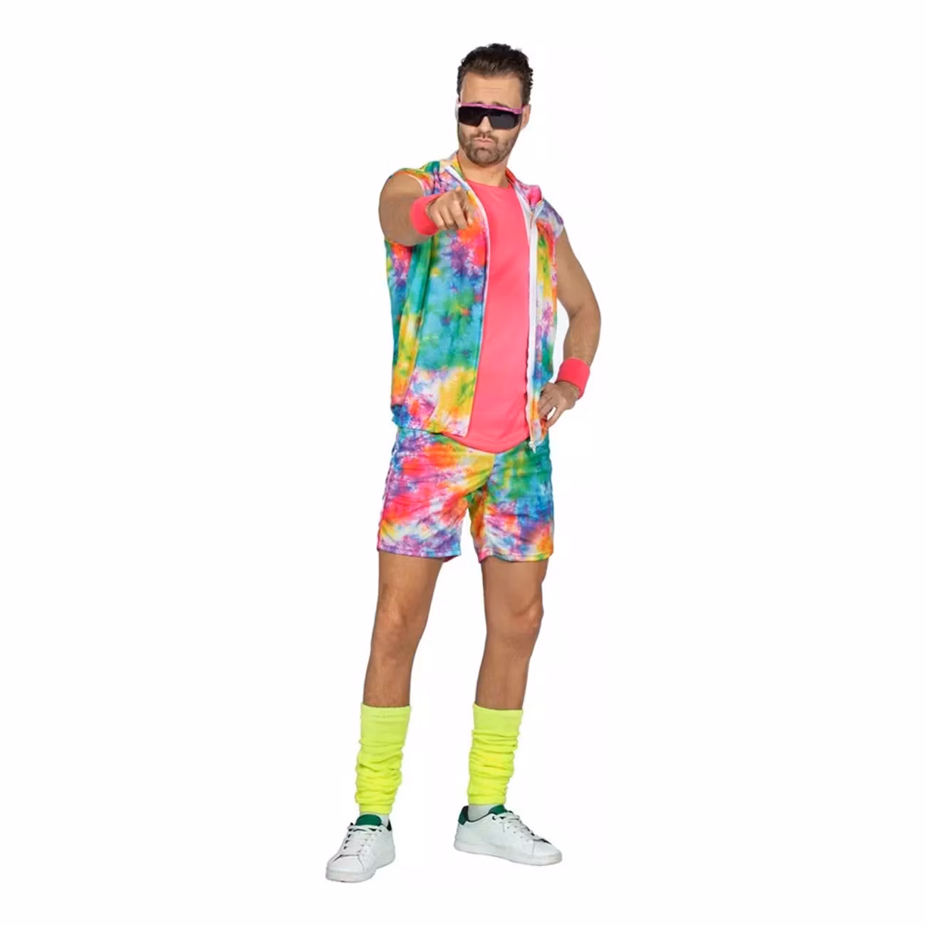 80-tals Aerobics Kille Maskeraddräkt