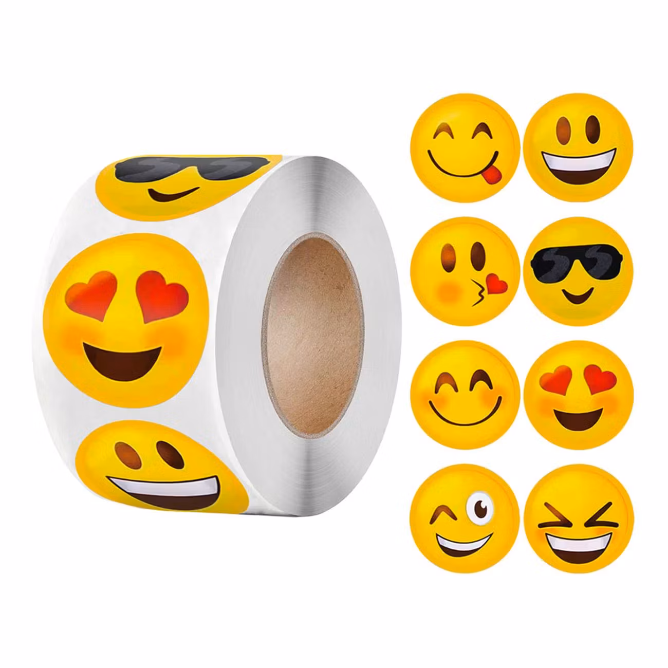 Emoji Stickers på Rulle