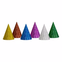 Partyhattar Holografiska Flerfärgade