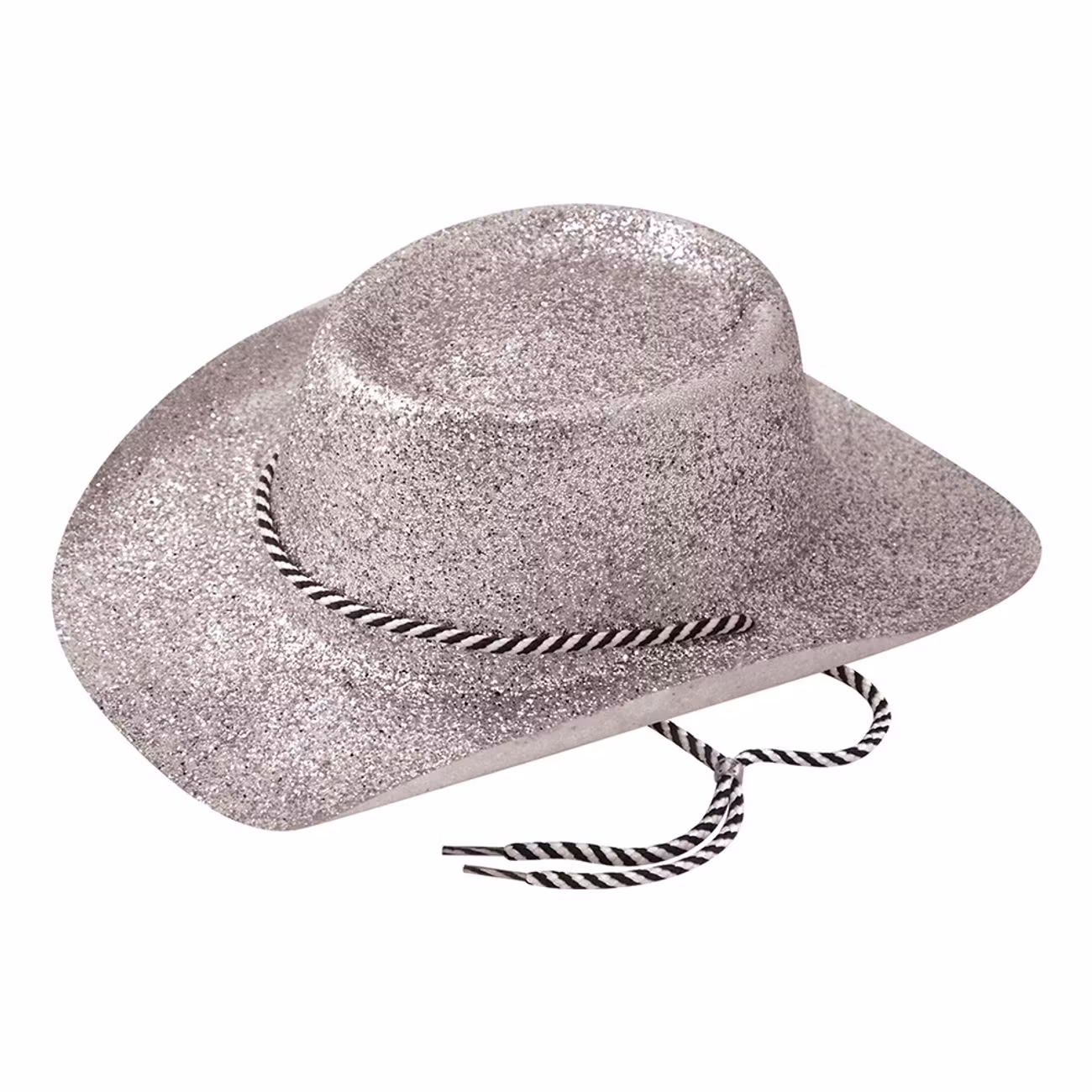 Cowboyhatt Silver Glitter