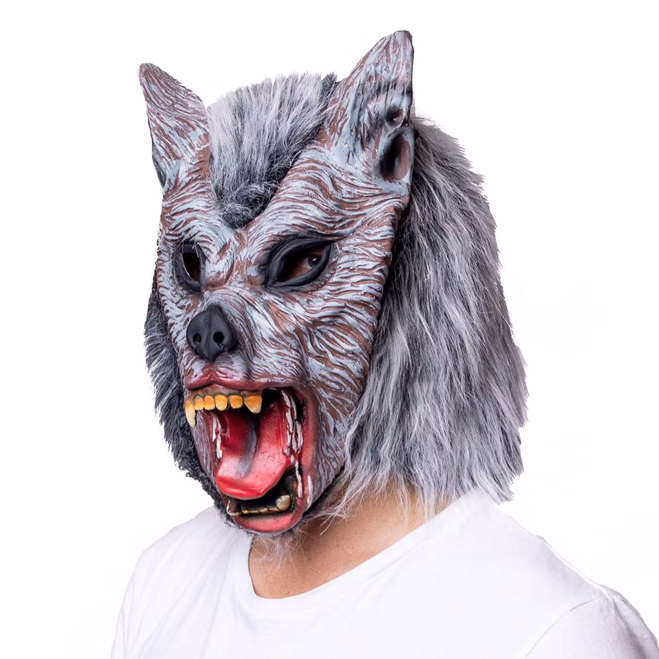 Läskig Varg Mask