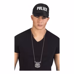 Polisbricka i Halsband