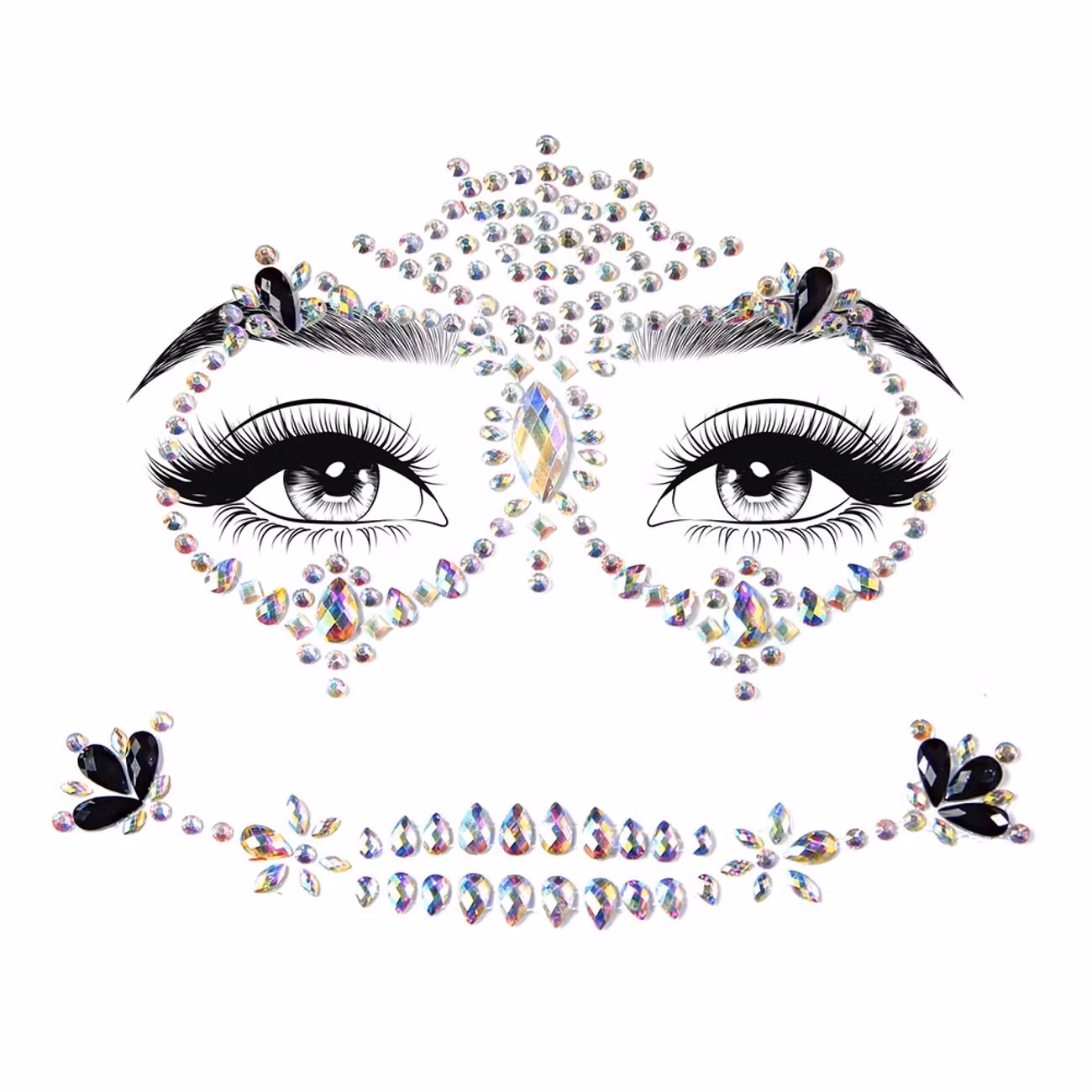 Face Jewels Calavera Deluxe