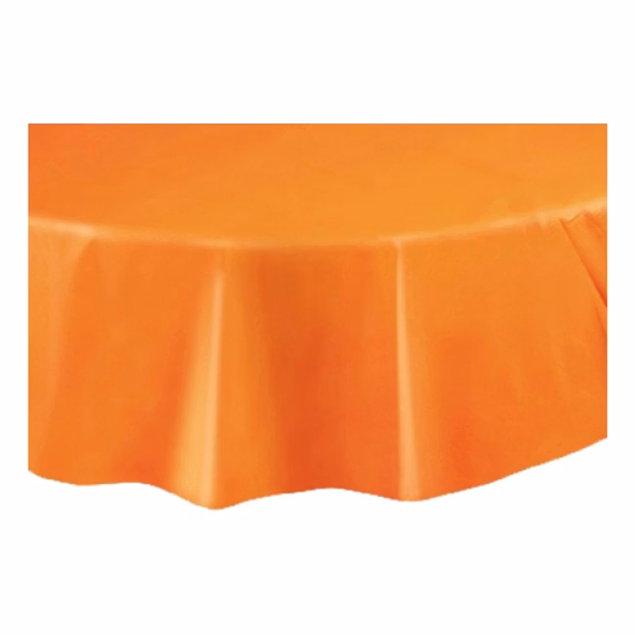 Plastduk Rund Orange