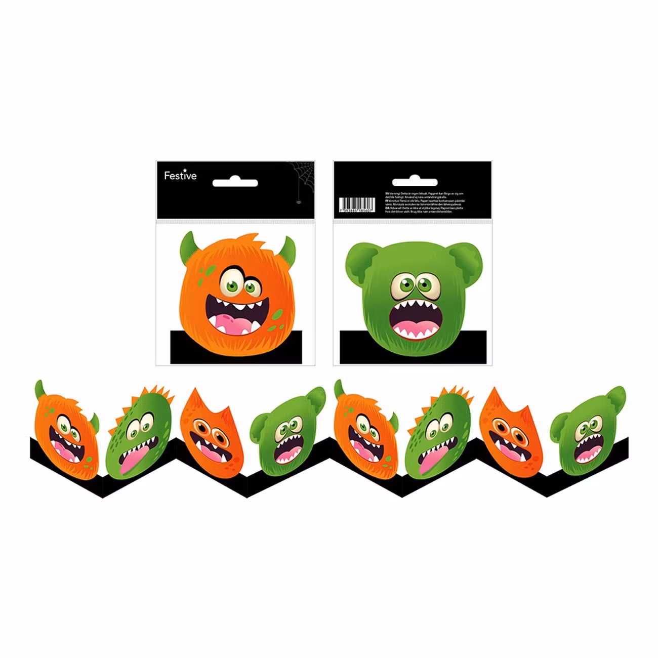 Spökrad Halloweenmonster