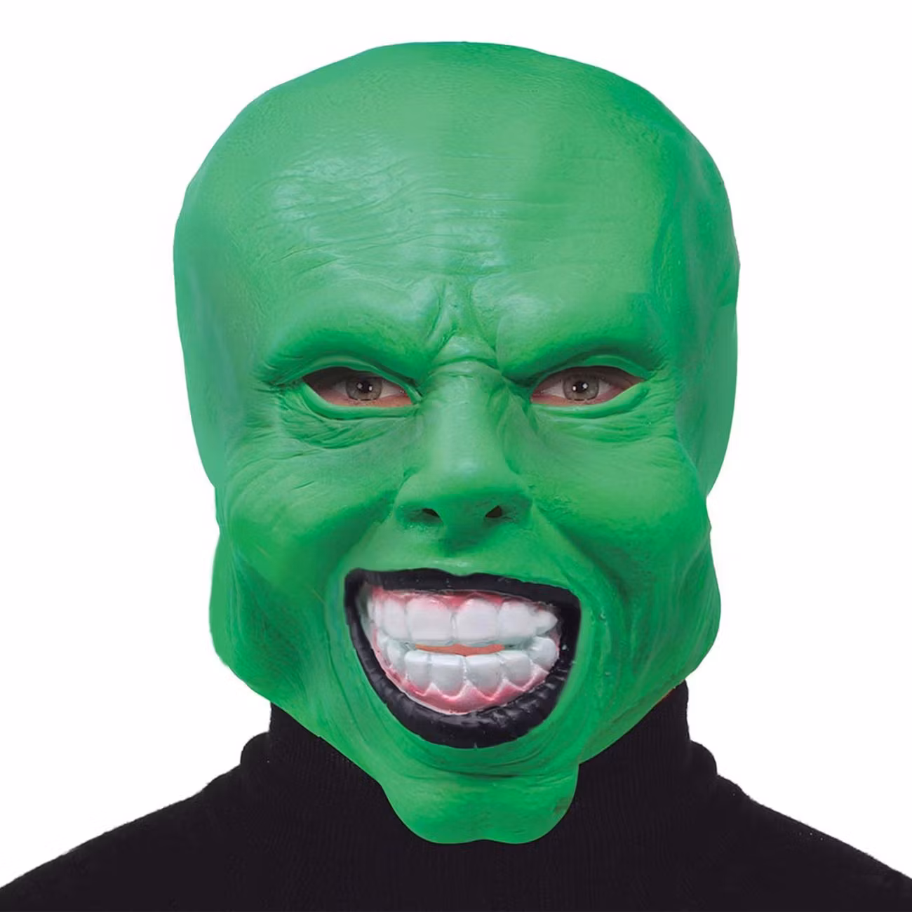 Grön Latexmask
