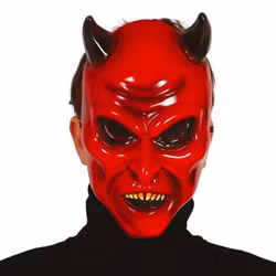 Djävul Plastmask