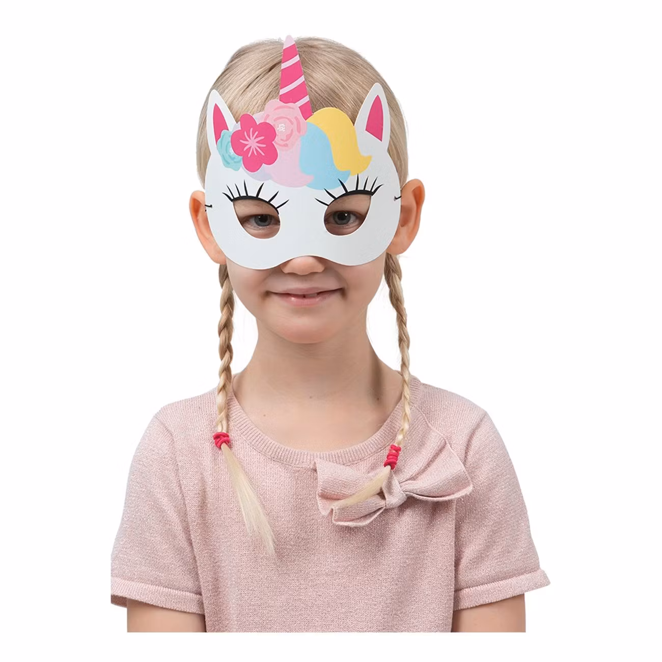 Pappersmasker Enhörning