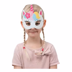 Pappersmasker Enhörning