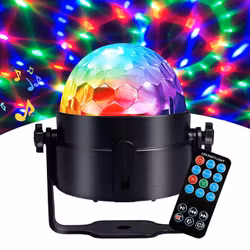 Disco Lampa med Sugkopp