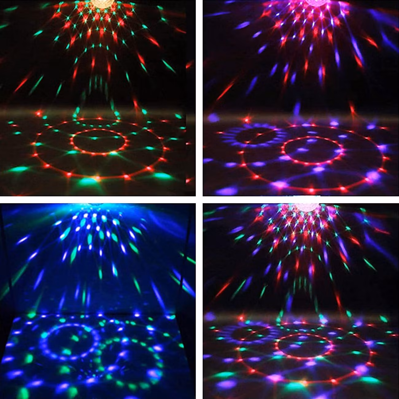 Disco Lampa med Sugkopp