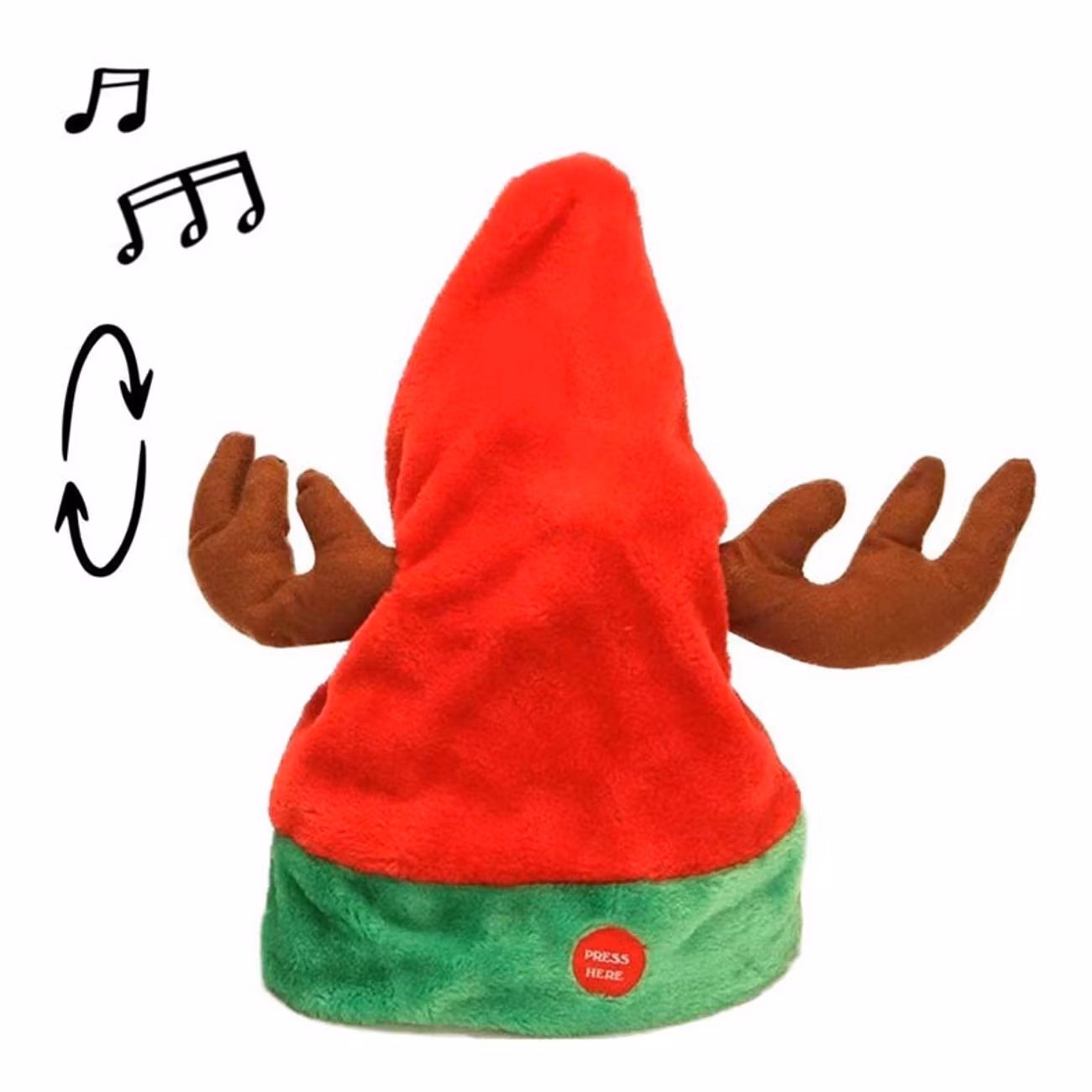 Sjungande och Dansande Tomteluva med Renhorn