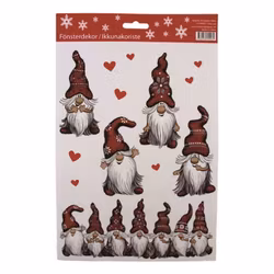 Fönsterdekor Tomtar