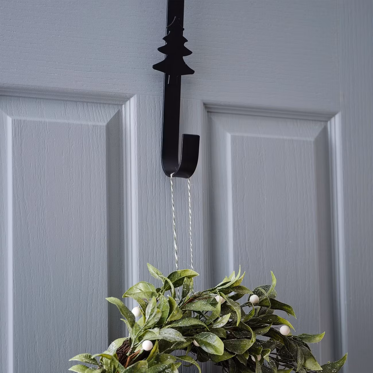 Dörrkrok Jul i Metall Svart