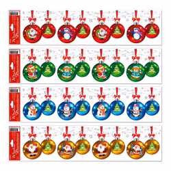 Fönsterstickers Julkulor
