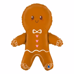 Folieballong Pepparkaksgubbe