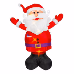 Uppblåsbar Gigantisk Tomte med Ljus