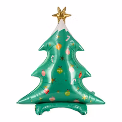 Folieballong Stående Julgran