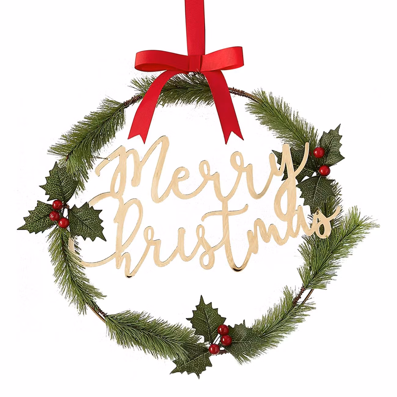 Julkrans Merry Christmas