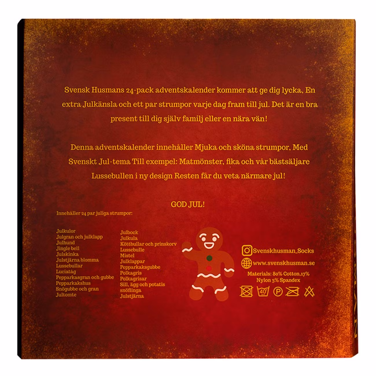 Svensk Husman Strumpkalender