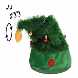 Sjungande och Dansande Tomteluva med Julgran