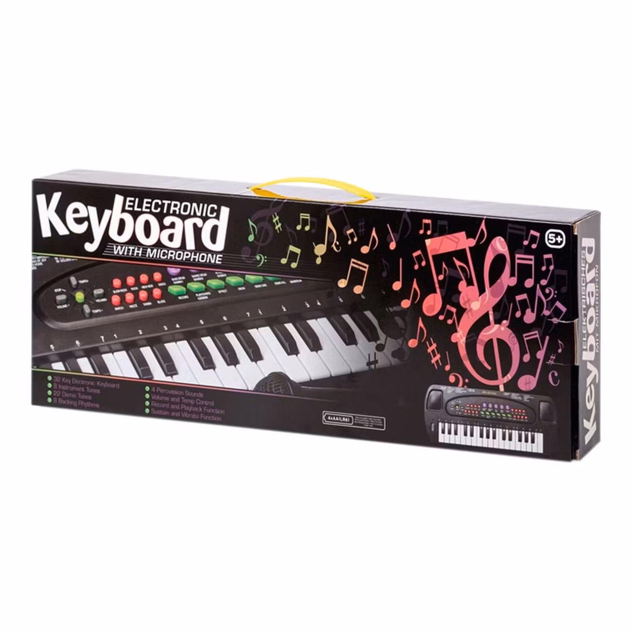 Keyboard med Mikrofon