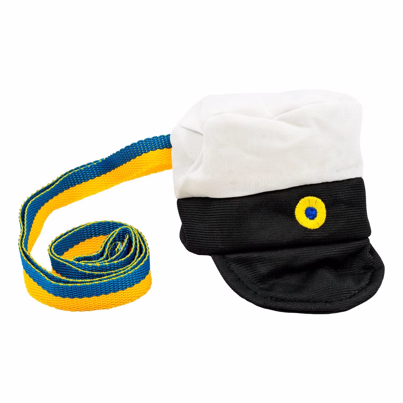 Studentmössa med Blå/Gult Band