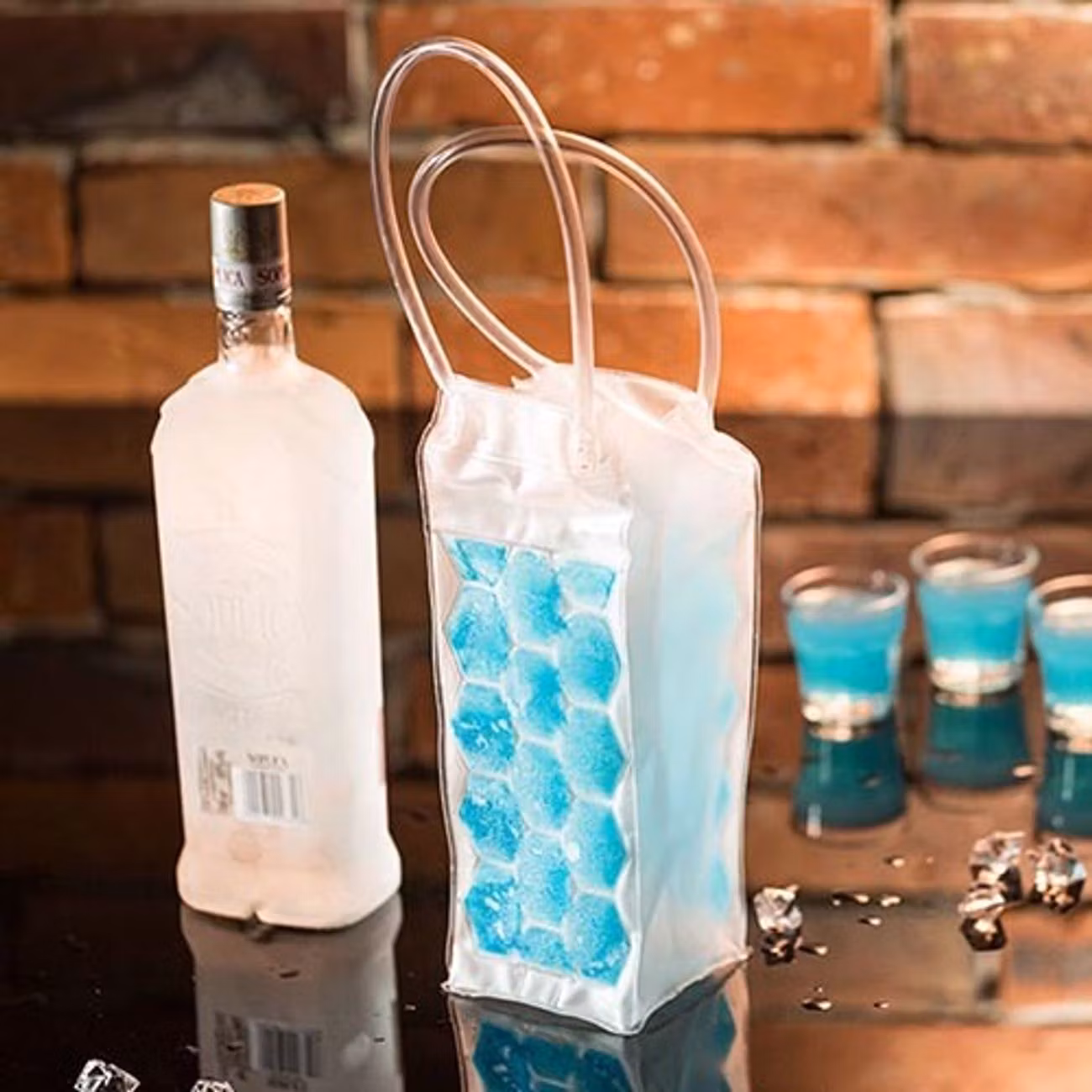 Flaskkylare med Handtag