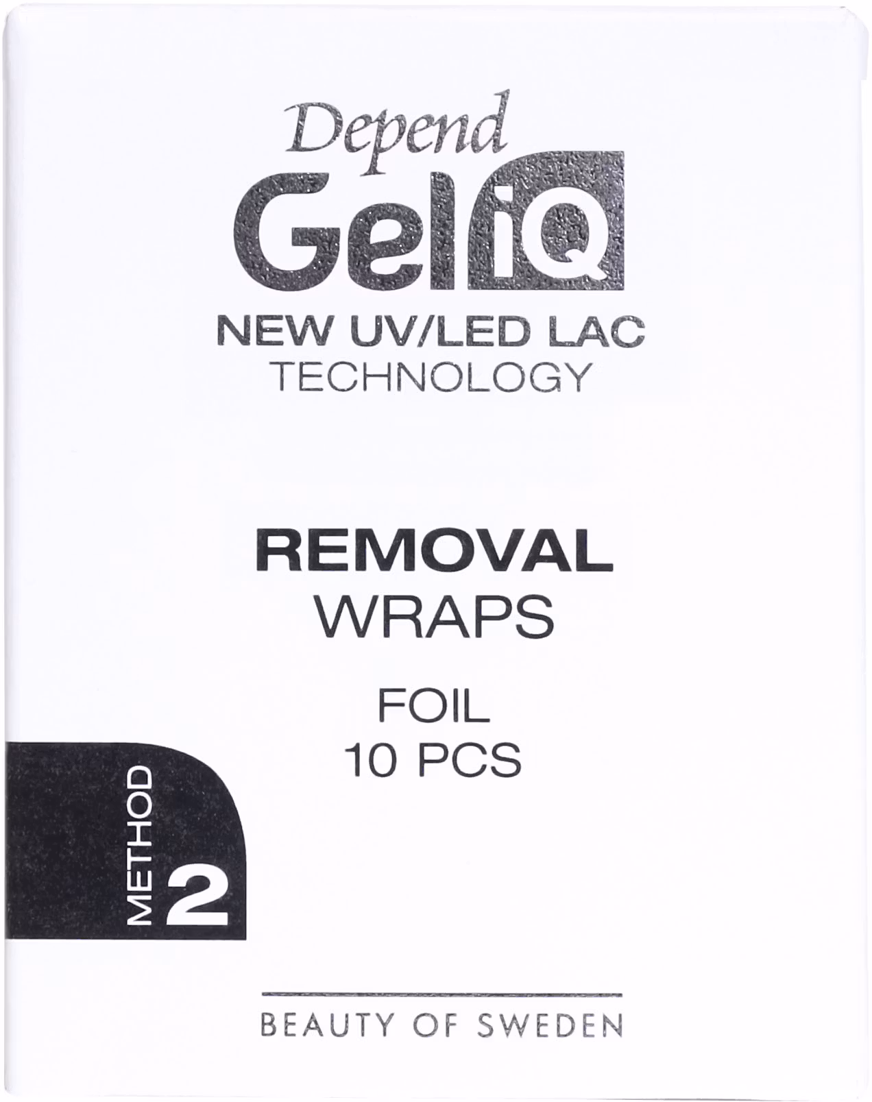 Depend Gel iQ Removal Wraps Foil 10 pcs