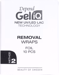 Depend Gel iQ Removal Wraps Foil 10 pcs