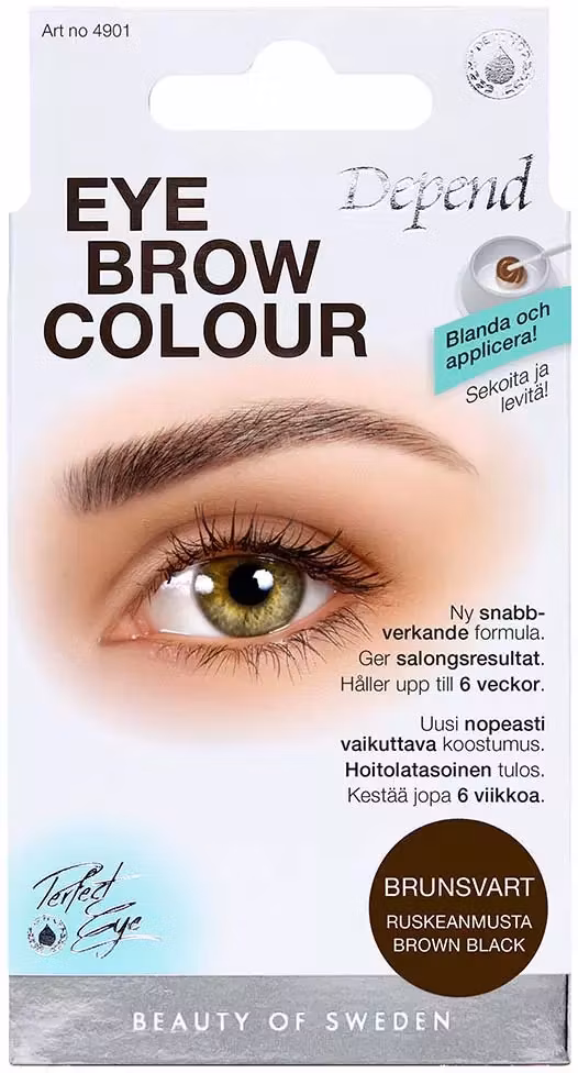 Depend Perfect Eye Eyebrow Colour Brown Black
