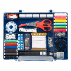 Sytillbehör i Låda