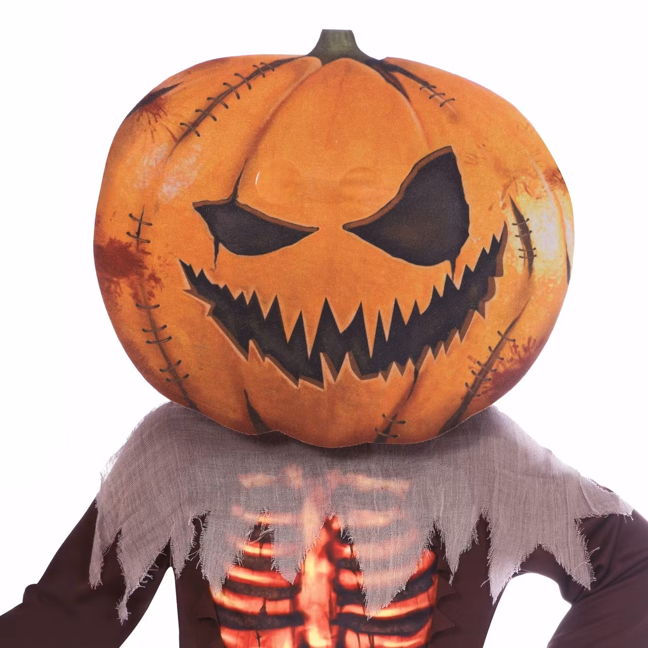 Pumpa med Stort Huvud Barn Maskeraddräkt