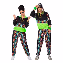 90-tals Träningsoverall Maskeraddräkt