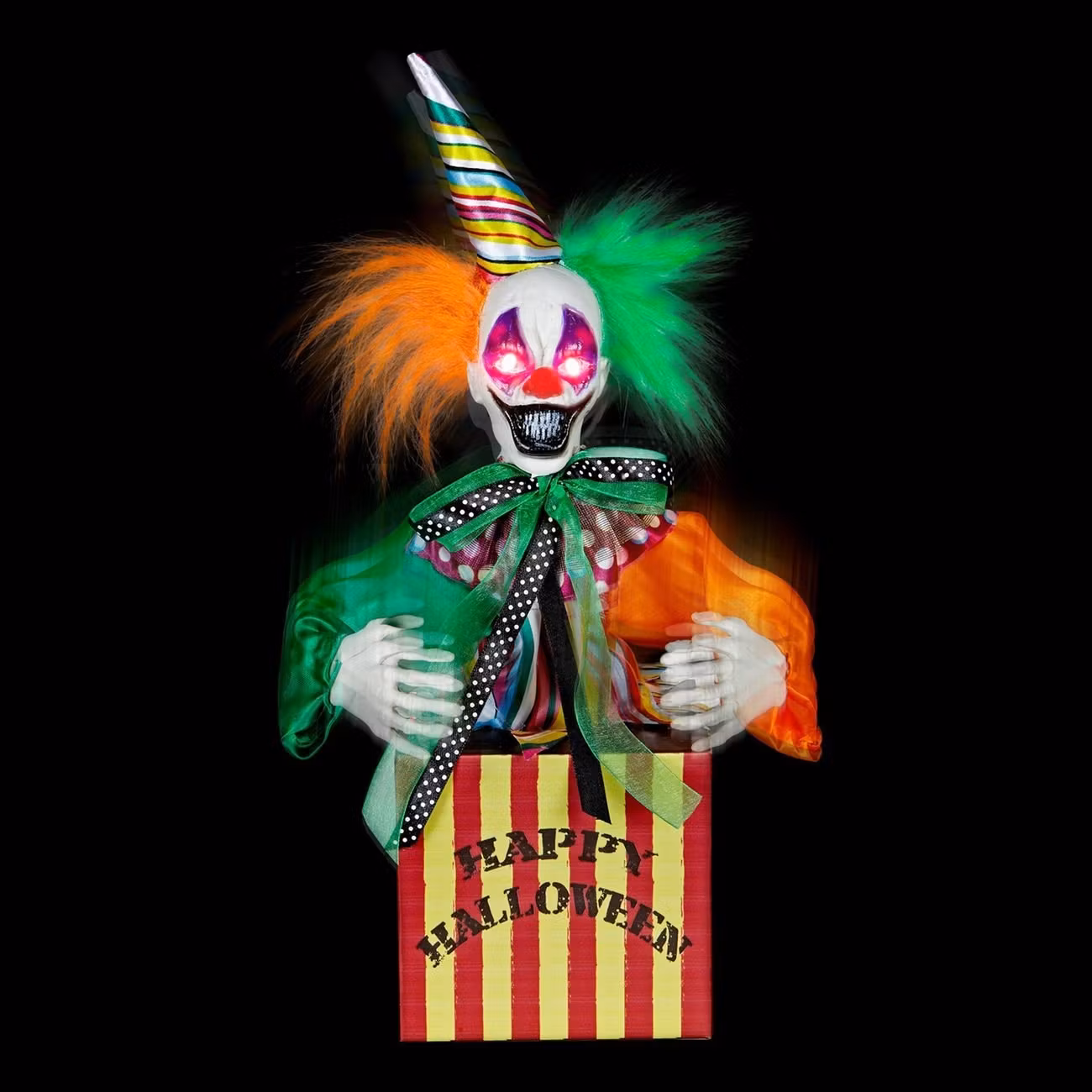 Hoppande och Skrattande Clown Prop