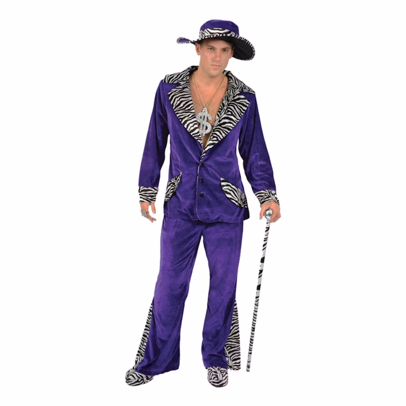 Pimp Lila Maskeraddräkt