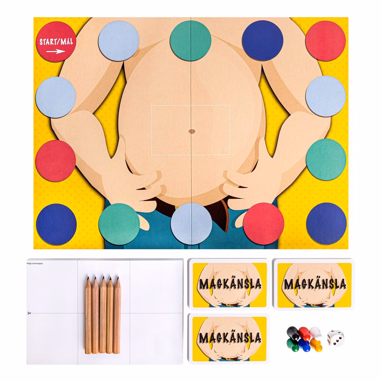 Magkänsla Frågespel