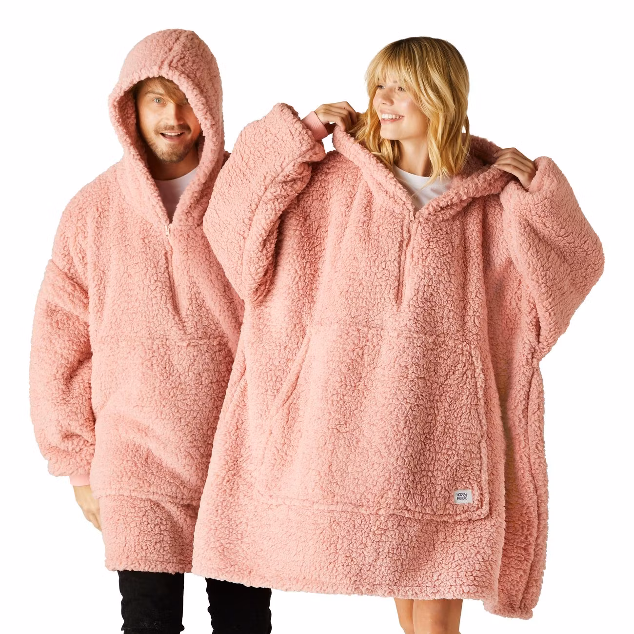 HappyHoodie Sherpa Rosa