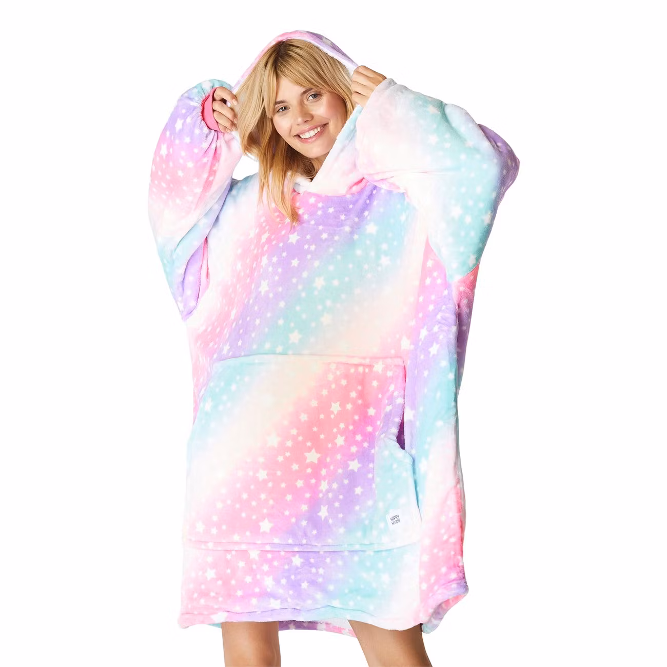 HappyHoodie Rosa Regnbåge