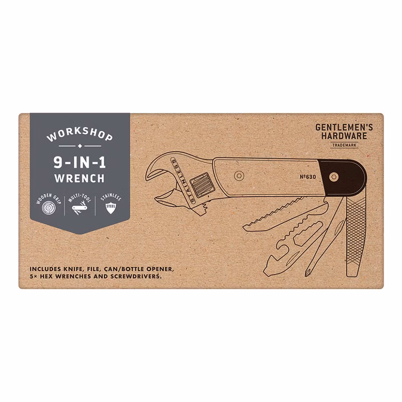 Skiftnyckel Multiverktyg